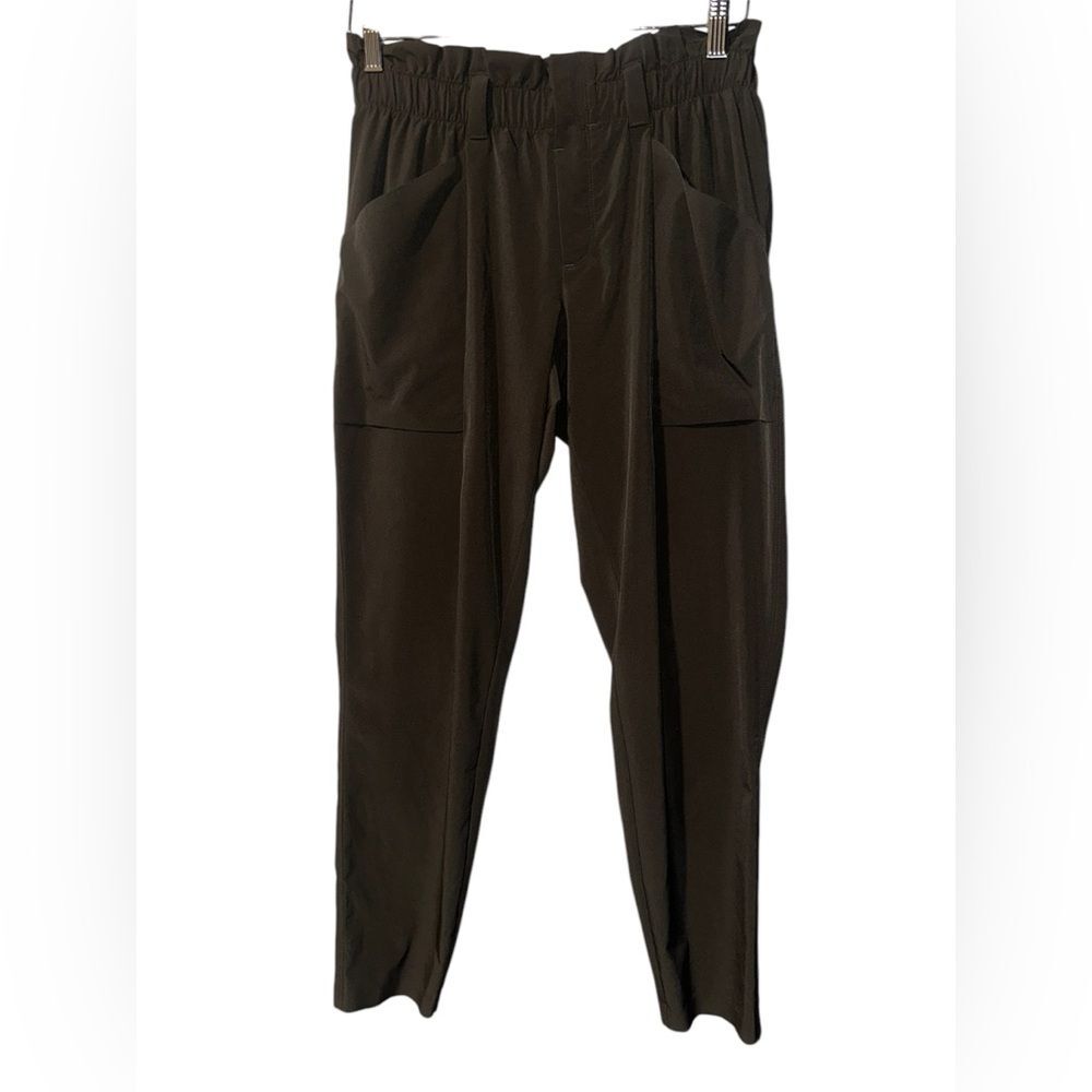 Athleta Plaid Skyline Pants Women Size 4 Pockets Stretch.